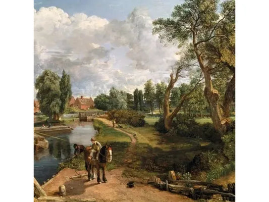 Flatford Mill by John Constable Greeting Card image 0