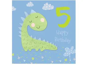 5th Birthday Dinosaur Card image 0