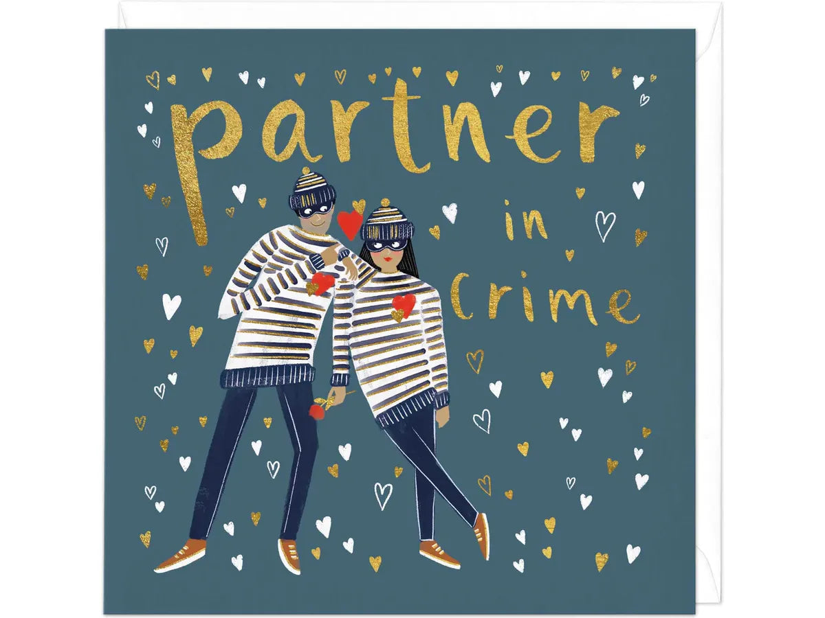 Partner In Crime Valentines Card image 0