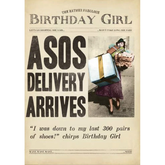 Fabulous Birthday Girl – ASOS Delivery Arrives