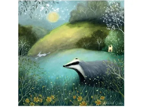 Primrose Hill Badger Fine Art Card image 0