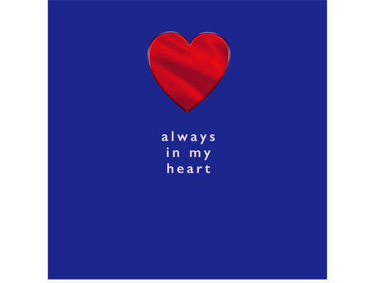 Always In My Heart Valentines Card image 0