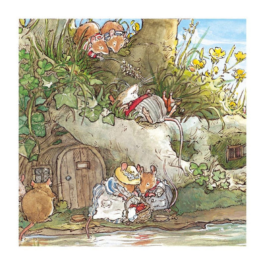 Brambly Hedge Cooling Off By The Stream