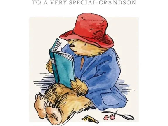 Paddington Reading 'To a very Special Grandson' Birthday Card image 0