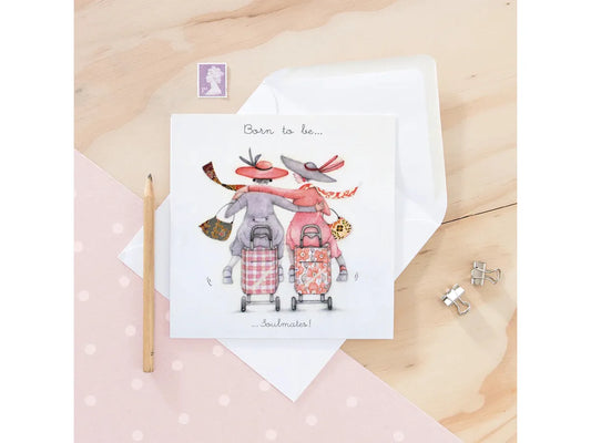 Born to Be Soulmates Greeting Card image 1