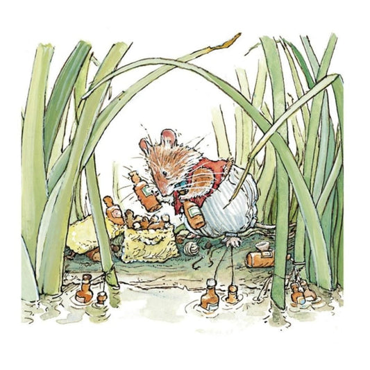 Brambly Hedge 'Chilling the Refreshments' Greeting Card