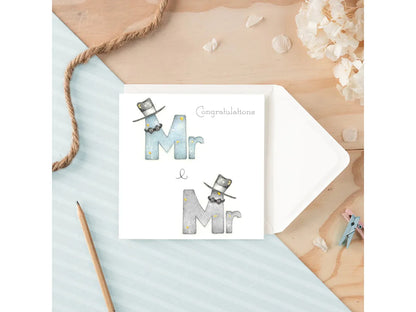 Congratulations Mr & Mr Wedding Card image 1