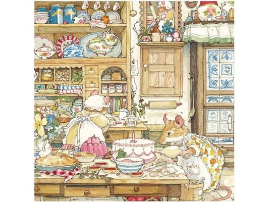 Brambly Hedge Picnic Preparations Greeting Card image 0