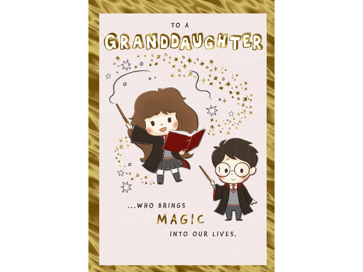 Hallmark Harry Potter Granddaughter Birthday Card image 0