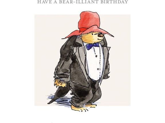 Paddington Dinner Jacket Birthday Card image 0