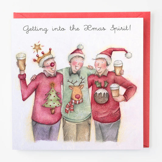 Getting Into the Xmas Spirit Card