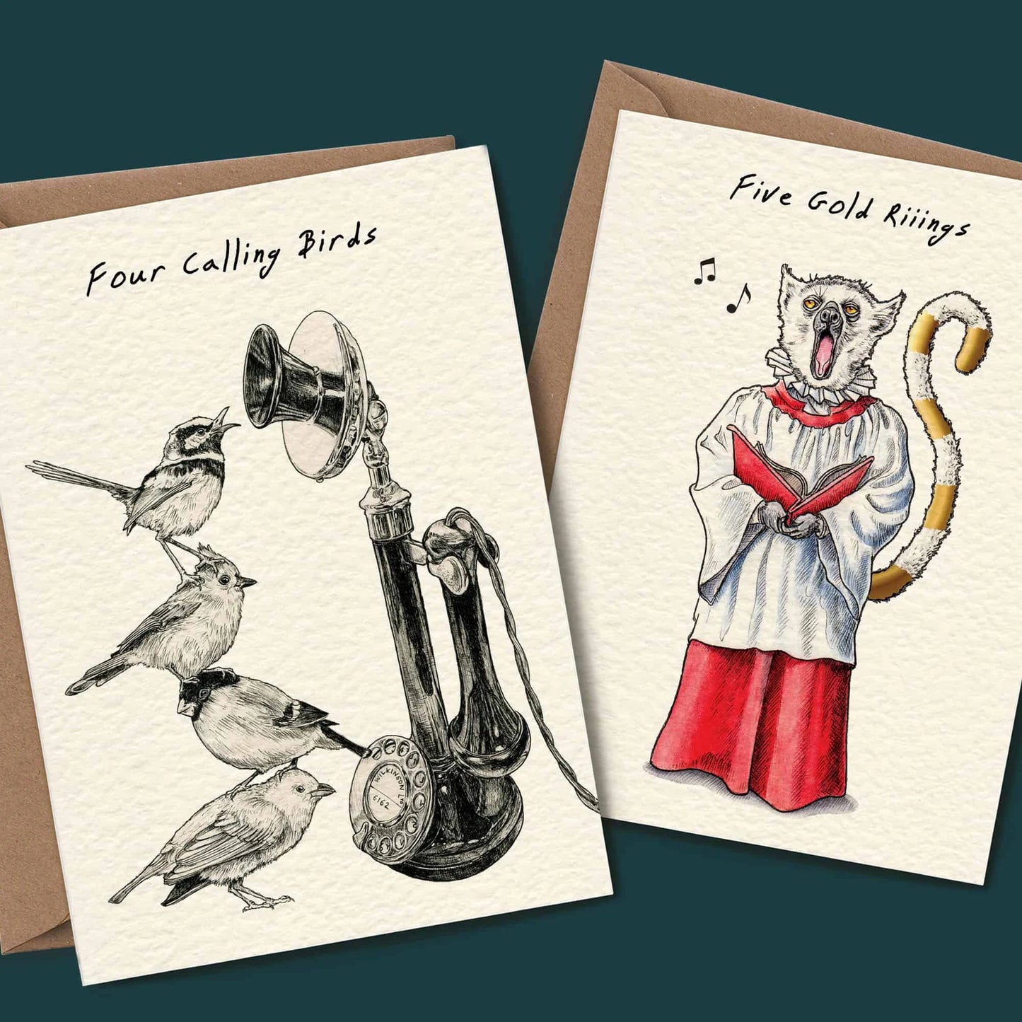 12 Days of Christmas Card Pack – 12 Designs