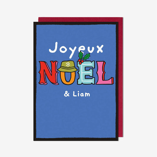 Joyeux Noël & Liam Christmas Card