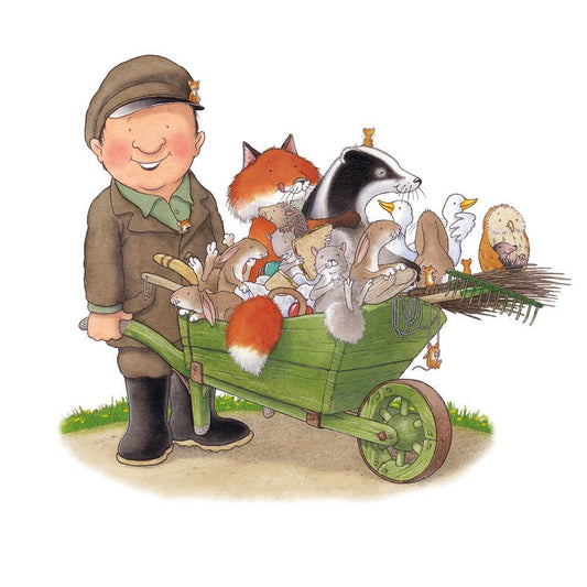 Percy The Park Keeper Greeting Card