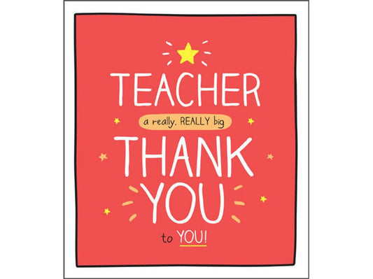 Thank You Teacher Greeting Card